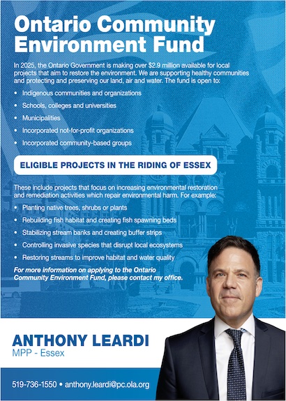 Read more about the article Office of Anthony Leardi, MPP Essex