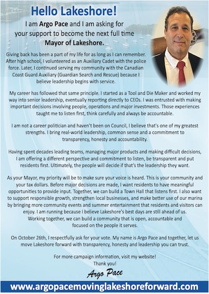 Read more about the article Argo Pace for Mayor