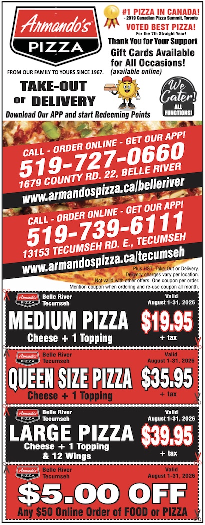Read more about the article Armando’s Pizza – Belle River