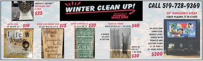 Read more about the article Winter Clean Up Items for Sale